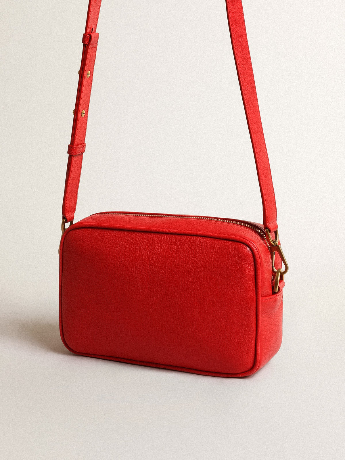 Women's Star Bag in bright red leather| Golden Goose