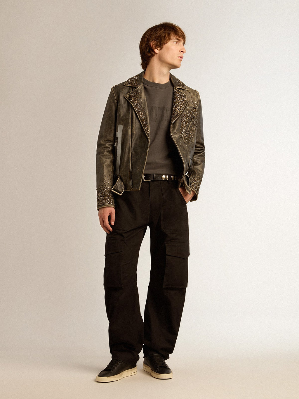 Black cargo pants| Golden Goose