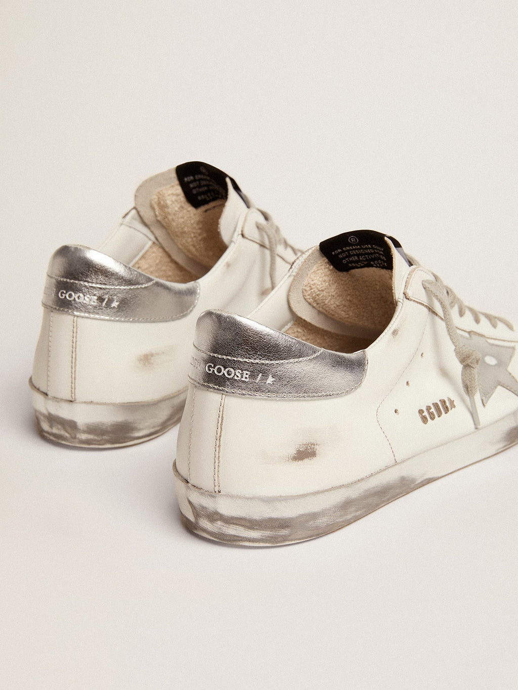 Men's Super-Star with laminated star and heel tab| Golden Goose