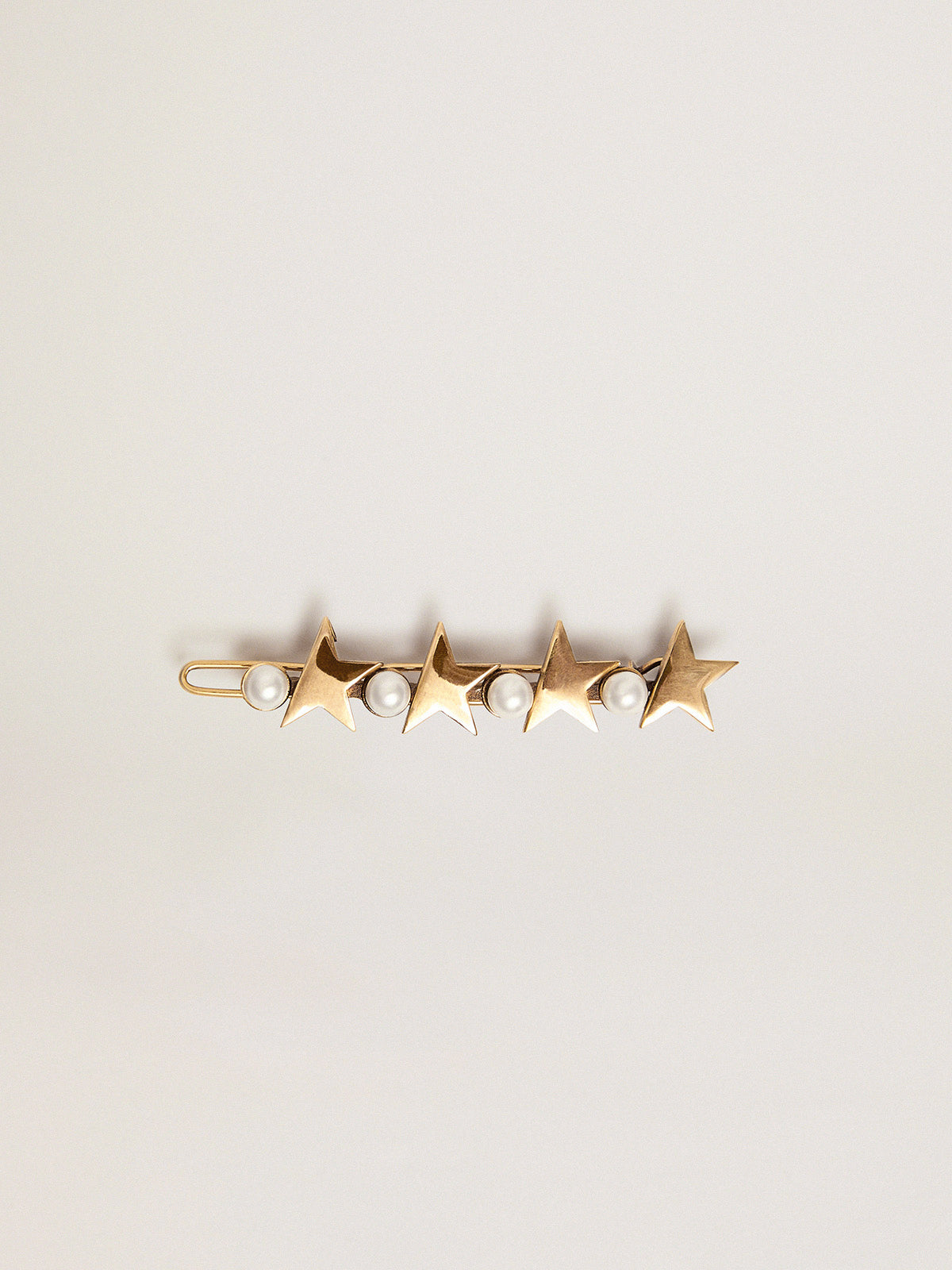 Lace lock in antique gold color with beads| Golden Goose