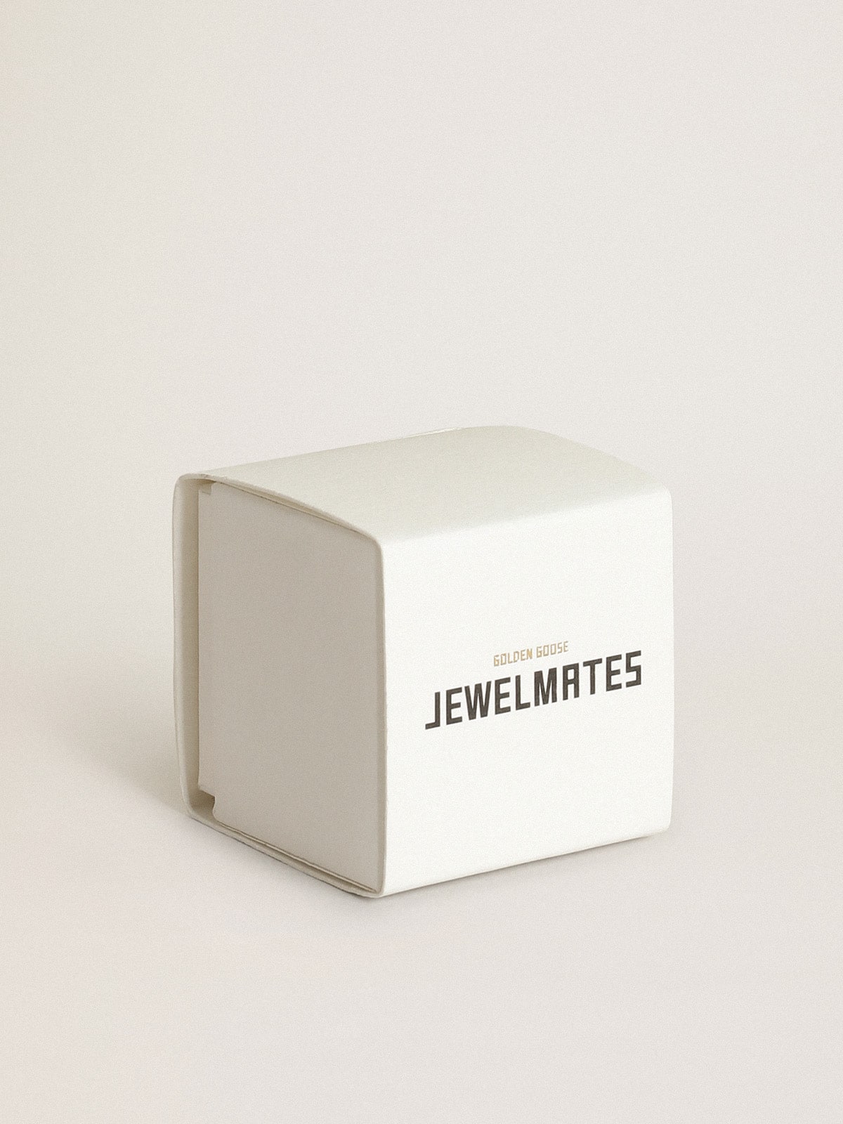 Band ring in antique silver color| Golden Goose