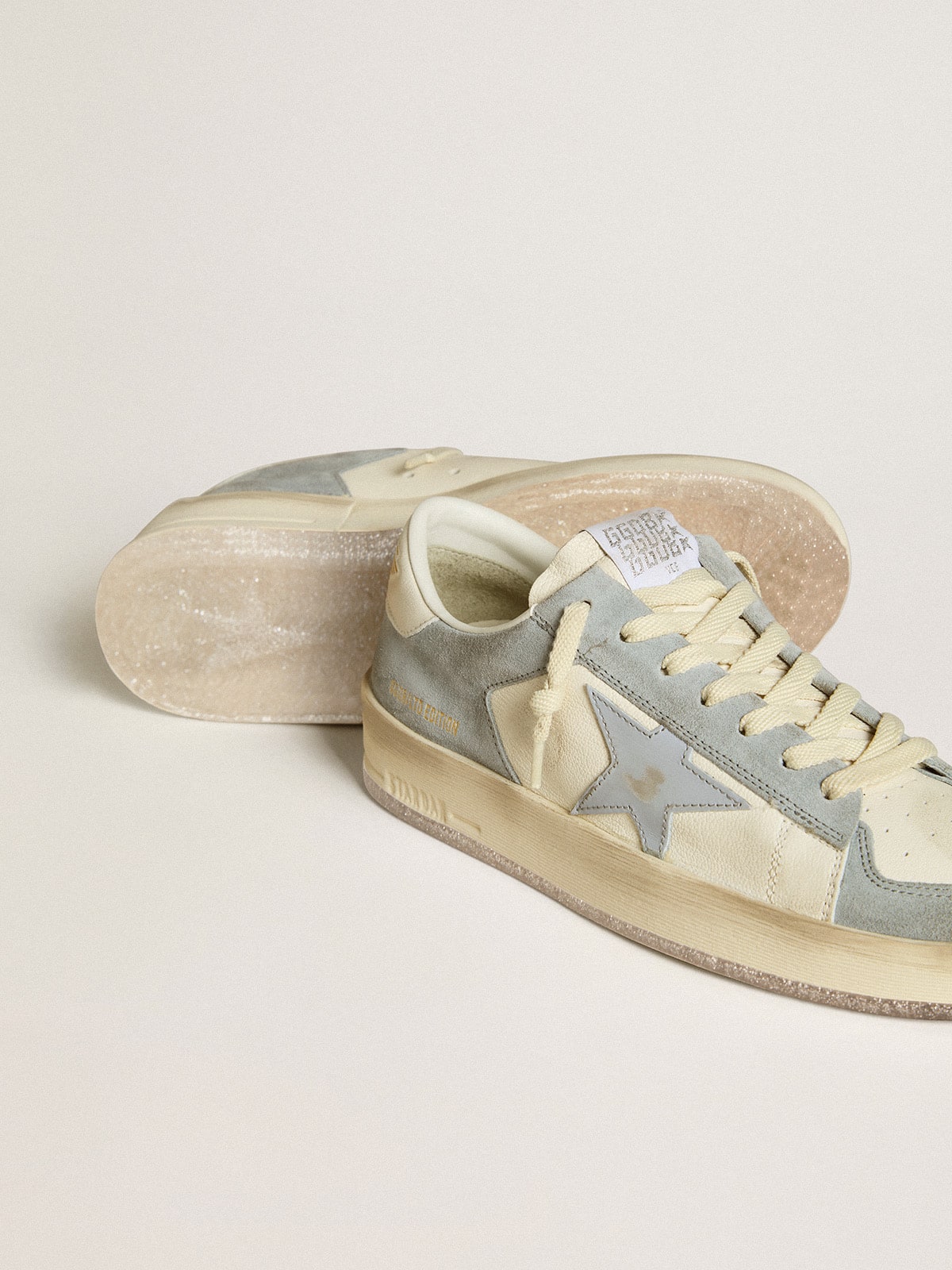 Stardan LTD in nappa and suede with leather star and nappa heel tab| Golden Goose