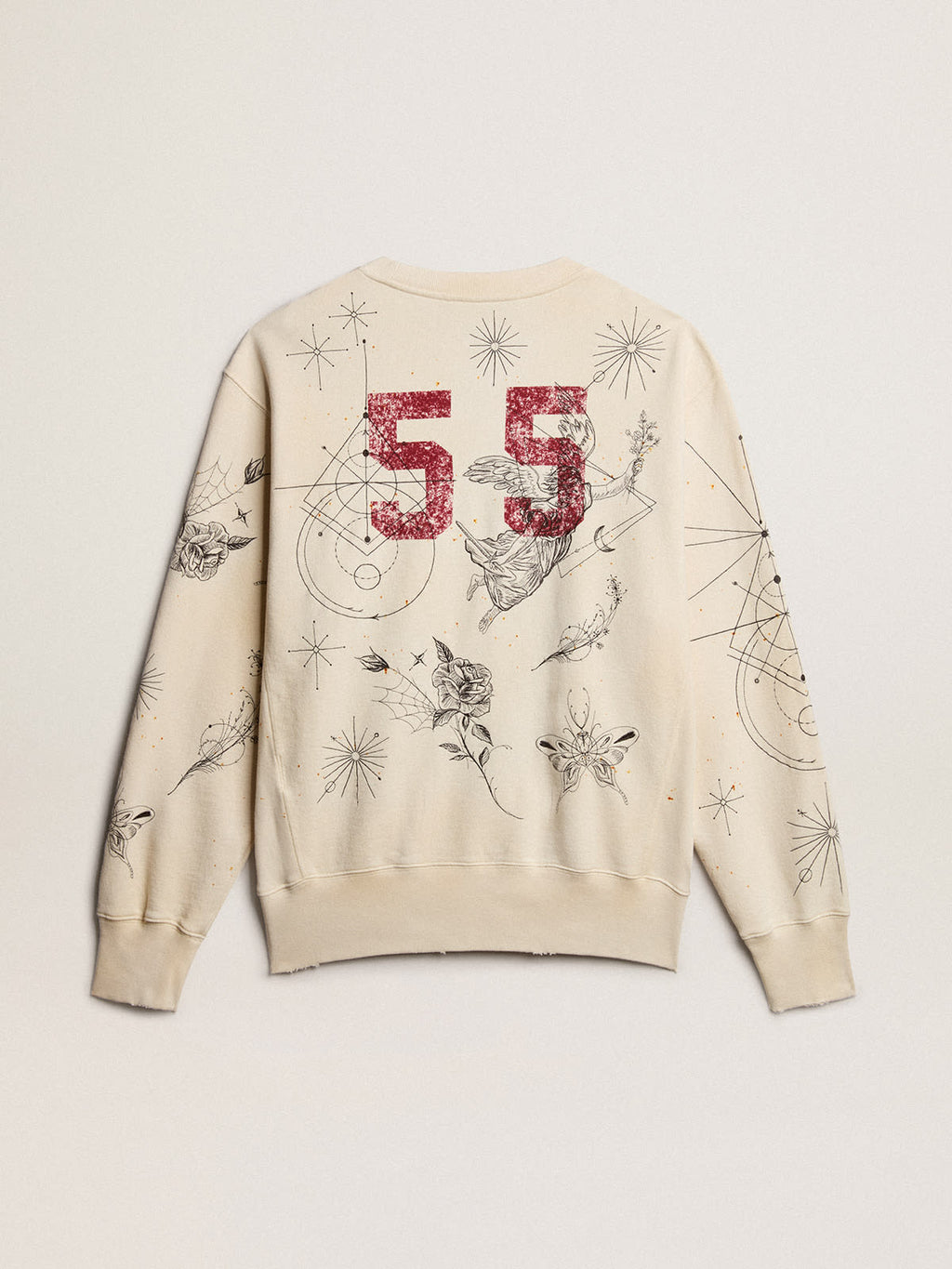 Exclusive HAUS of Dreamers sweatshirt in aged white| Golden Goose
