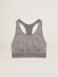 Gray melange athletic top| Golden Goose