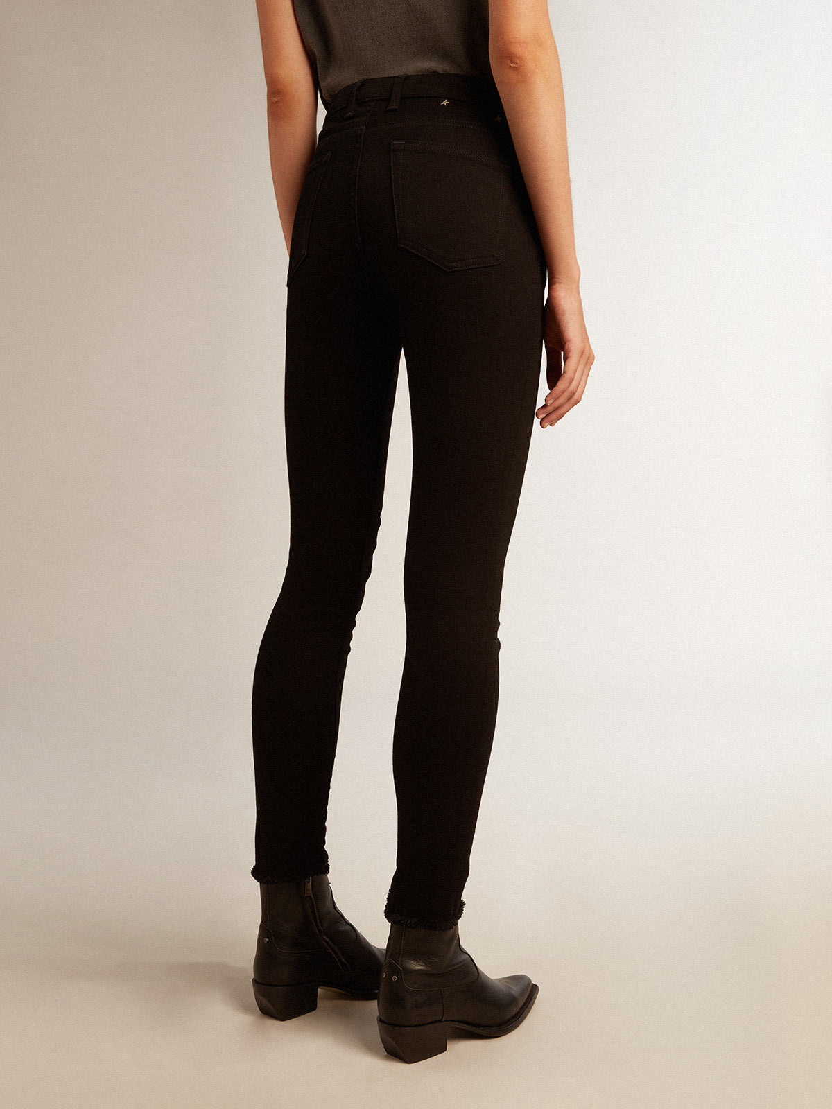 Women's black skinny jeans| Golden Goose