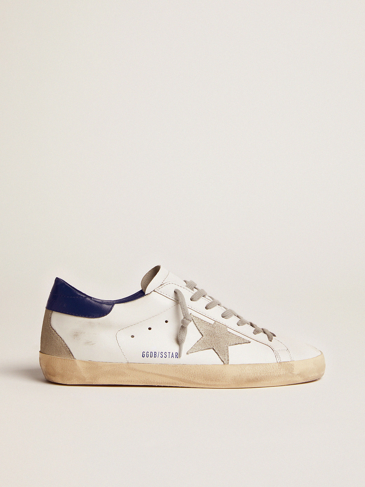 Women's blue and white Super-Star sneakers| Golden Goose