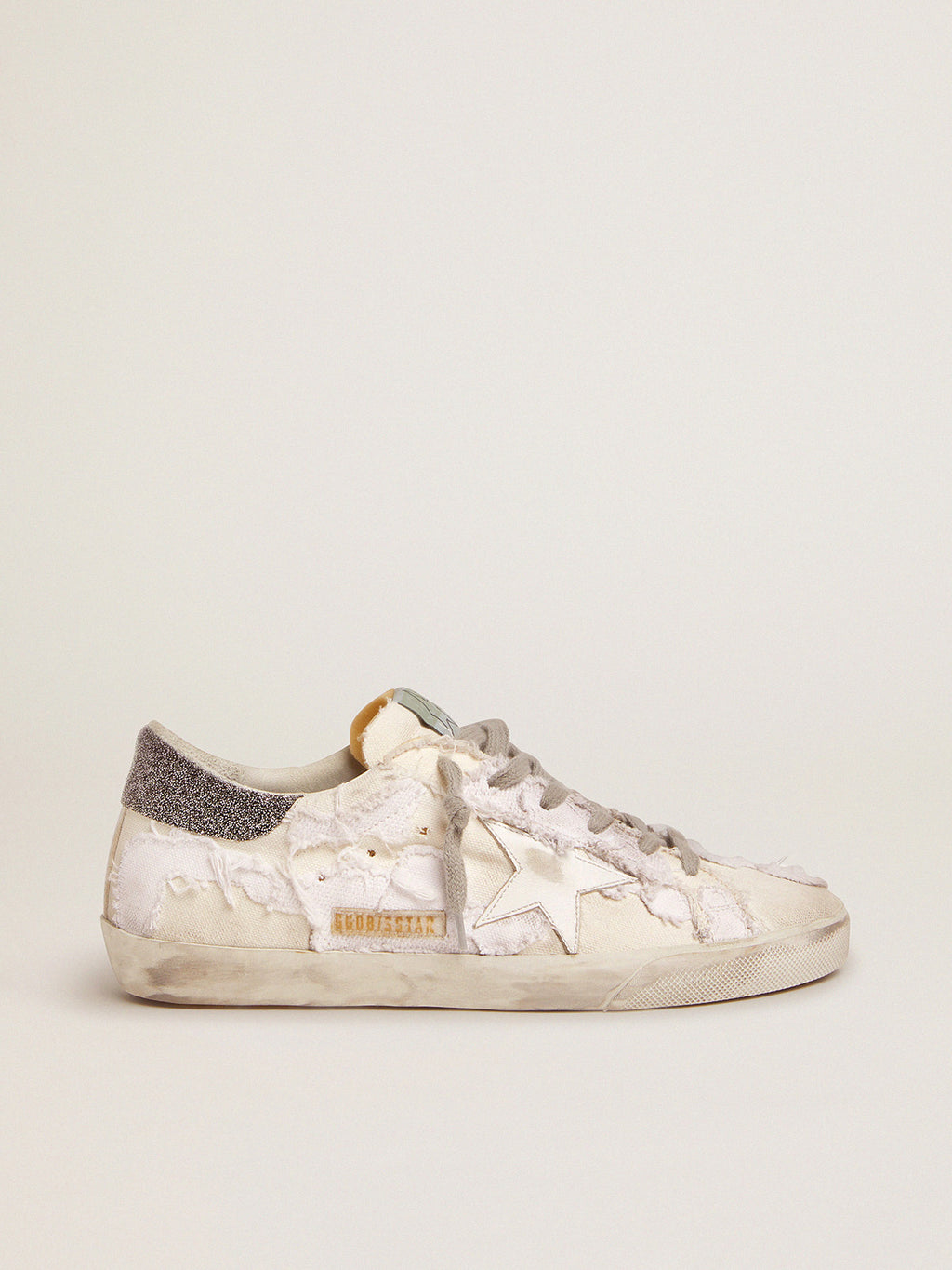 Women's Super-Star white sneakers with Swarovski| Golden Goose