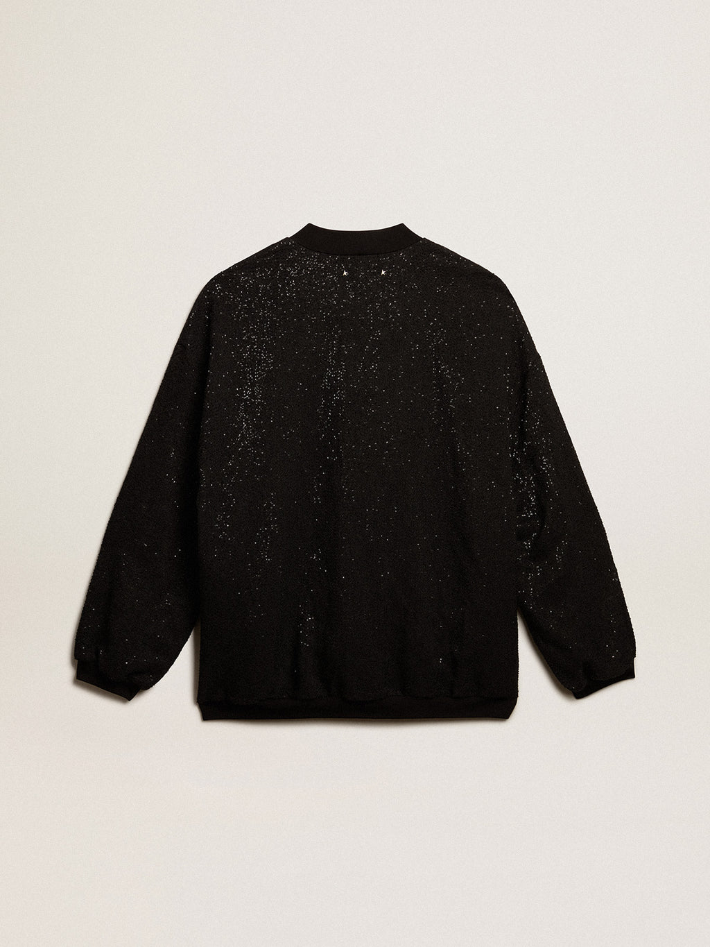 Men's black sequined cardigan-jacket| Golden Goose