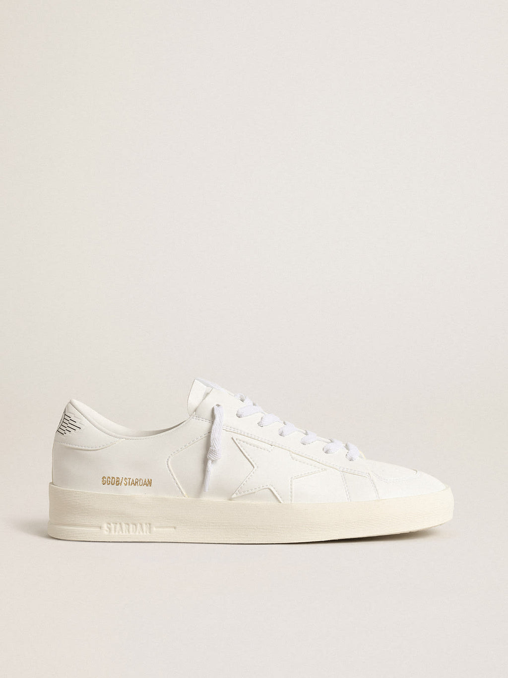 Women's bio-based Stardan with white star and heel tab| Golden Goose