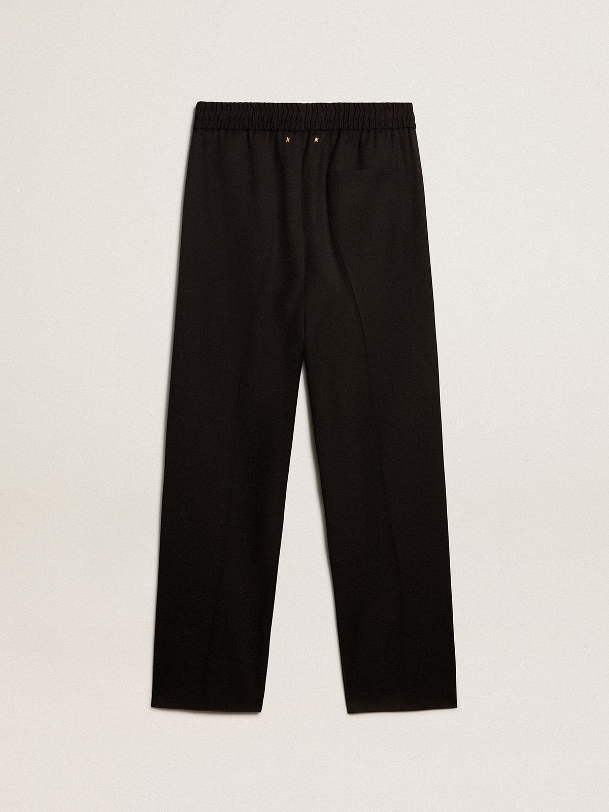 Men's joggers in black wool| Golden Goose