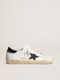 Super-Star with a black Swarovski crystal star and heel tab| Golden Goose