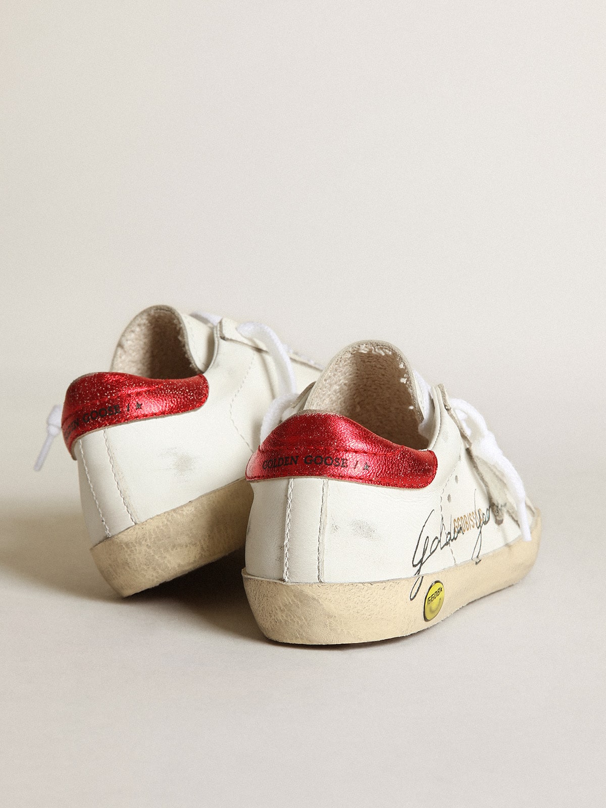 Young Super-Star with gray suede star| Golden Goose