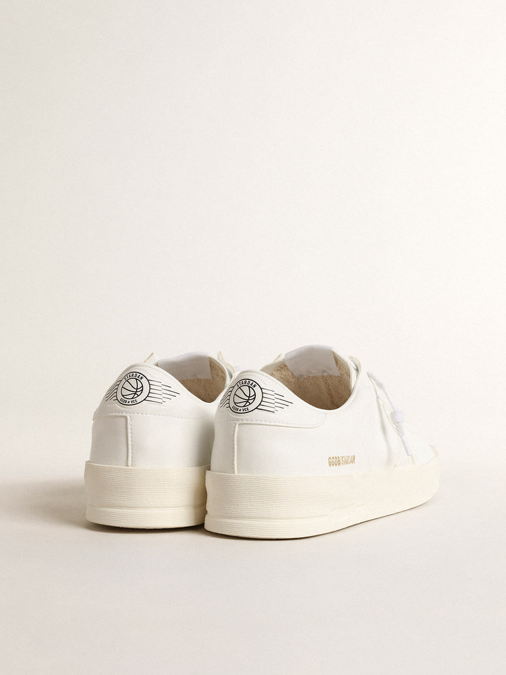 Women's bio-based Stardan with white star and heel tab| Golden Goose