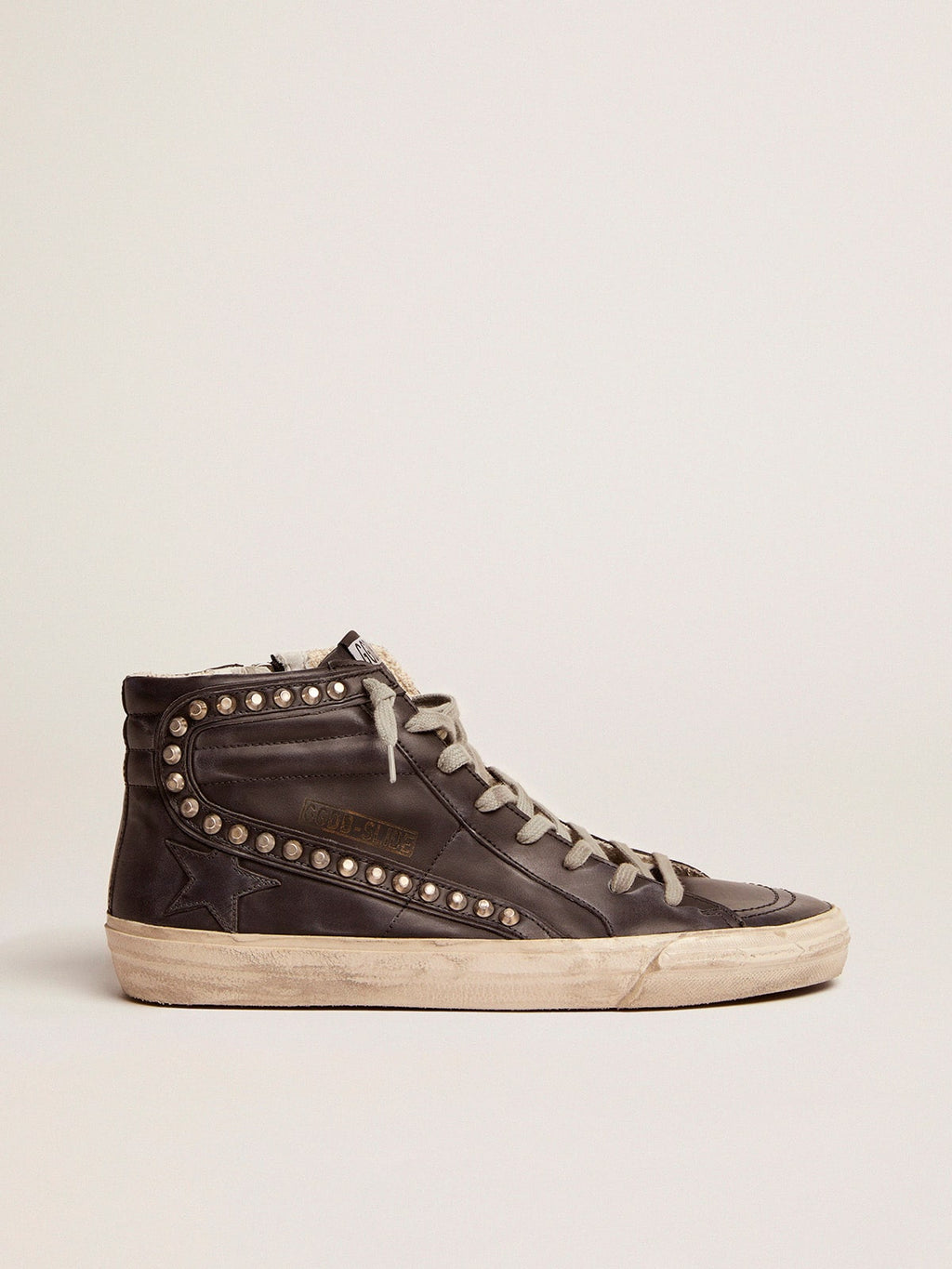 Men's Slide black with studs| Golden Goose
