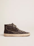 Men's Slide black with studs| Golden Goose