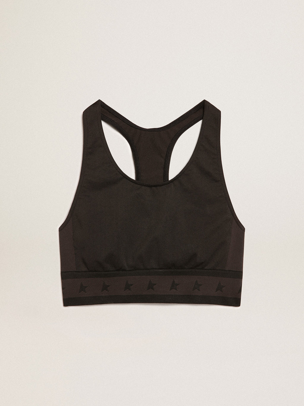Black athletic top| Golden Goose