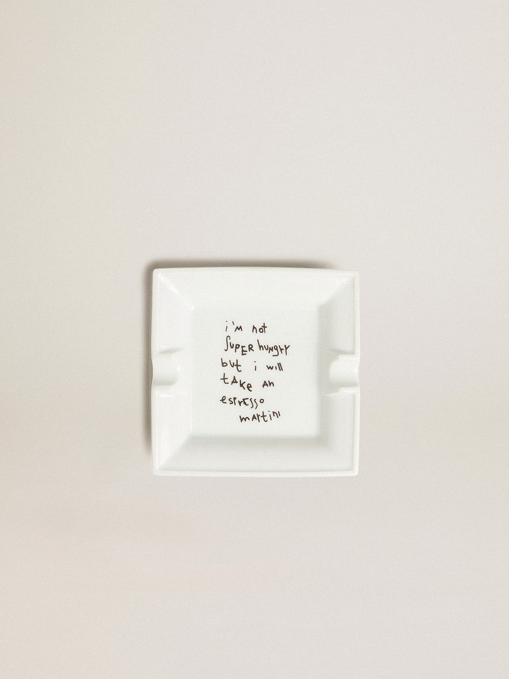 Porcelain plate Dreamed by Room Service HAUS of Dreamers| Golden Goose