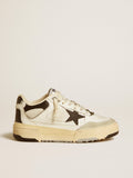 Women's Forty2 with black star and black leather heel tab| Golden Goose